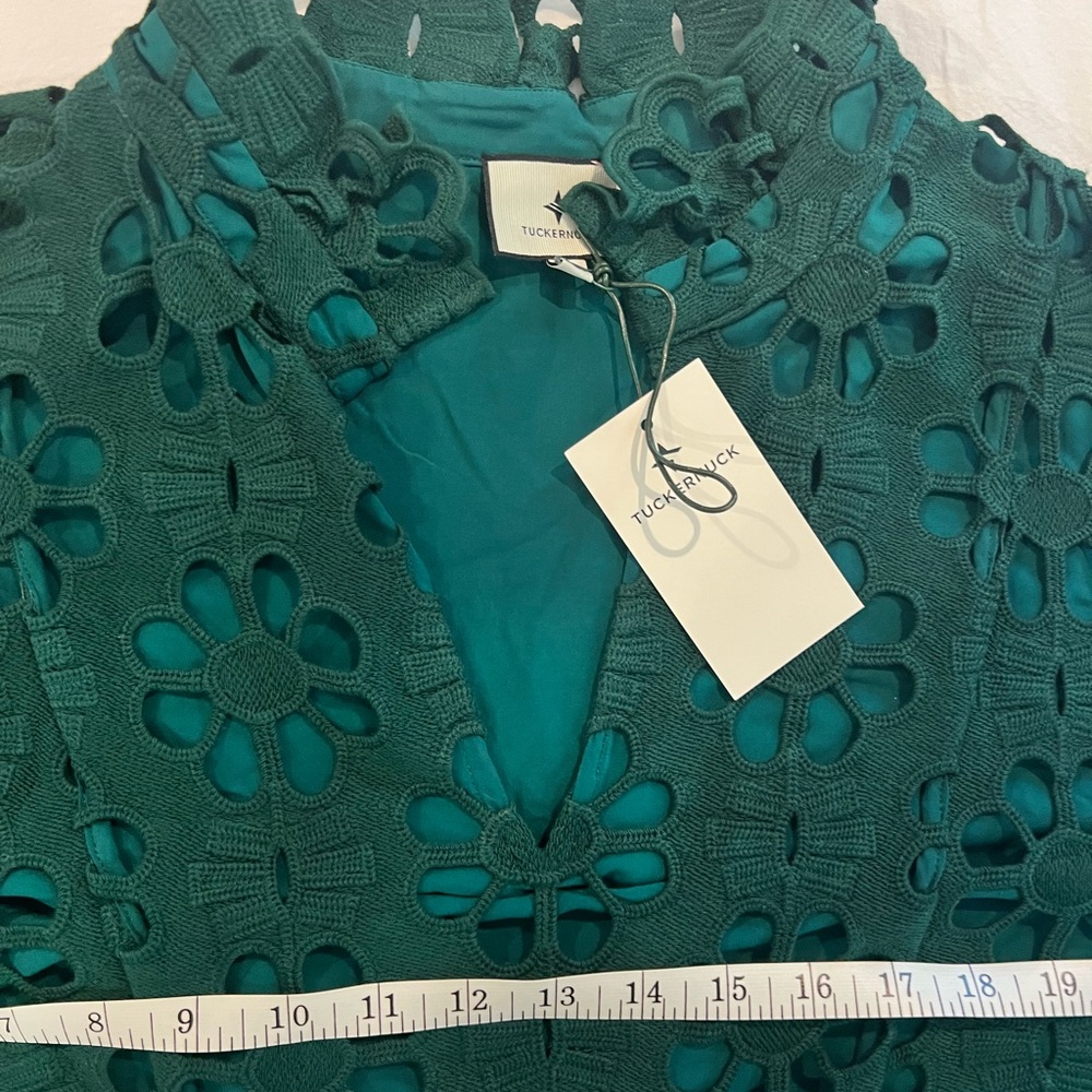 Tuckernuck Green Lace Palmerston Dress NWT - Picture 8 of 11